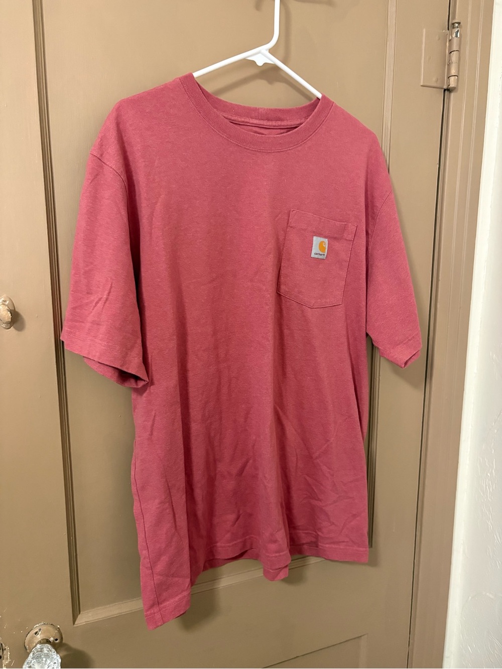 Carhartt Men's Pocket Tee in Dusty Rose Pink